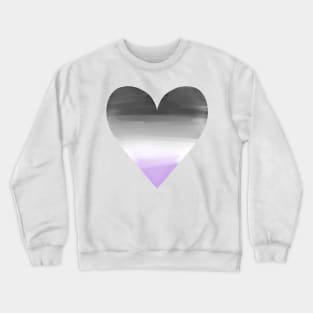 Asexual Pride Heart Crewneck Sweatshirt